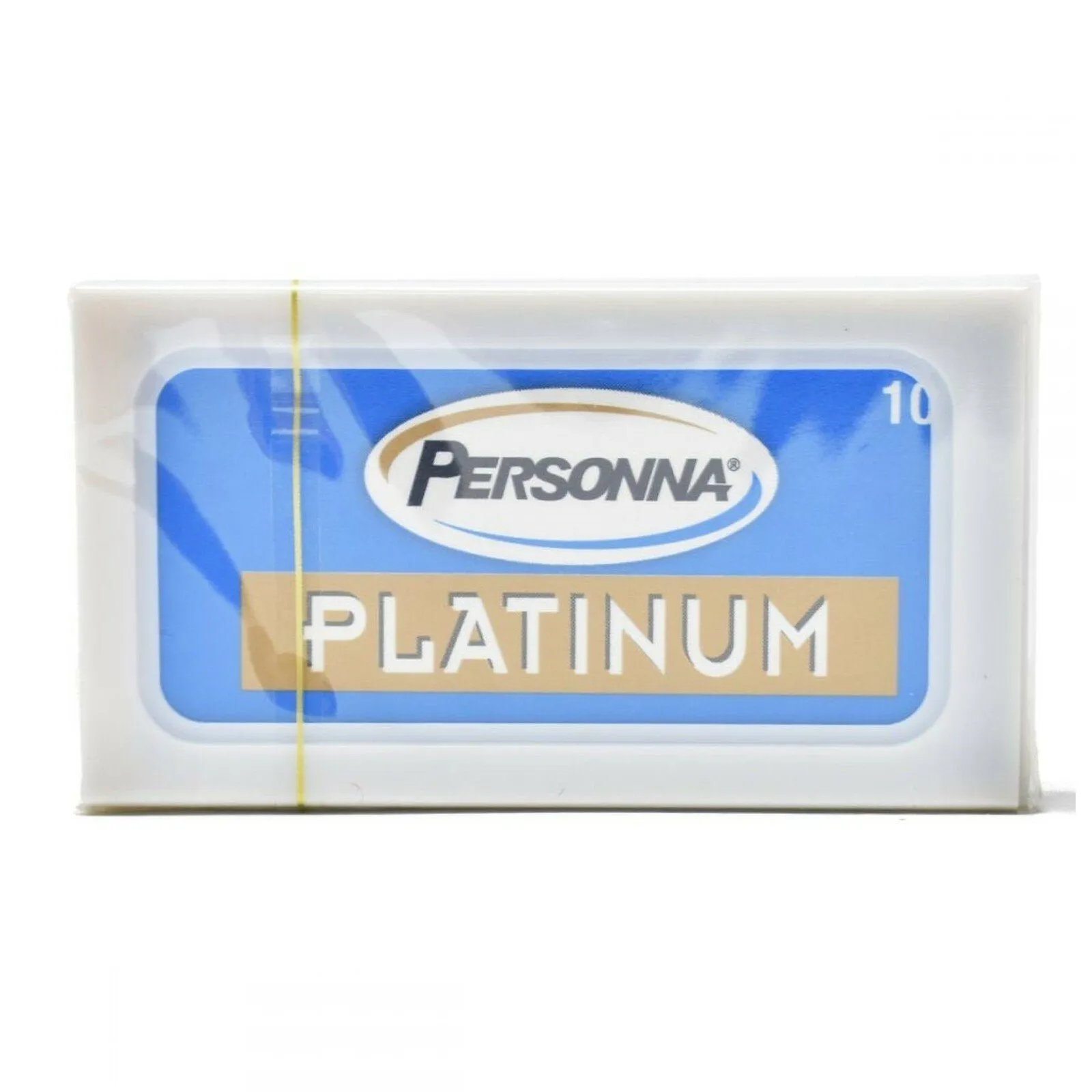 10 Personna Platinum Chrome Double Edge Safety Razor Blades