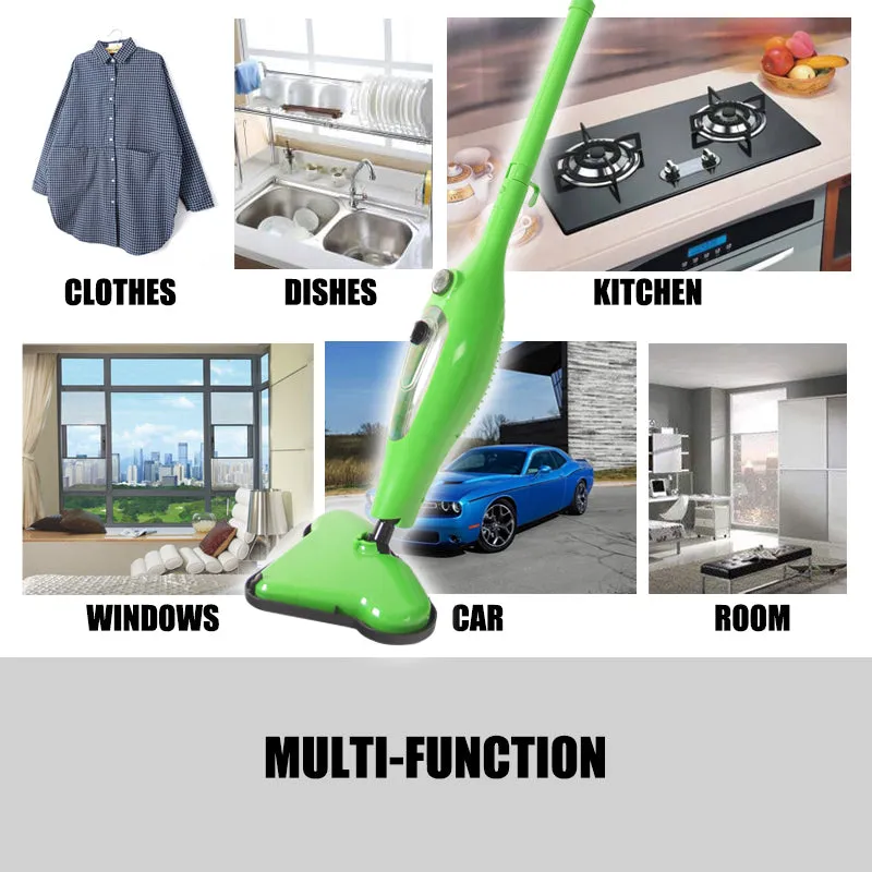 12 in 1 Multi Foldable 1300W Steam Mop with Accessories