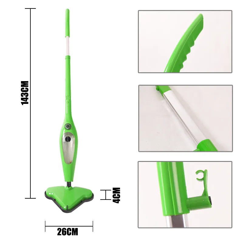 12 in 1 Multi Foldable 1300W Steam Mop with Accessories