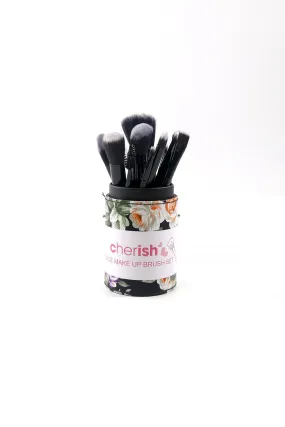 12 Piece Make Up Brush Set in Black