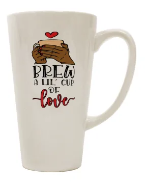 16 Ounce Conical Latte Coffee Mug - The Perfect Tool for Brewing a Delicate Cup of Love