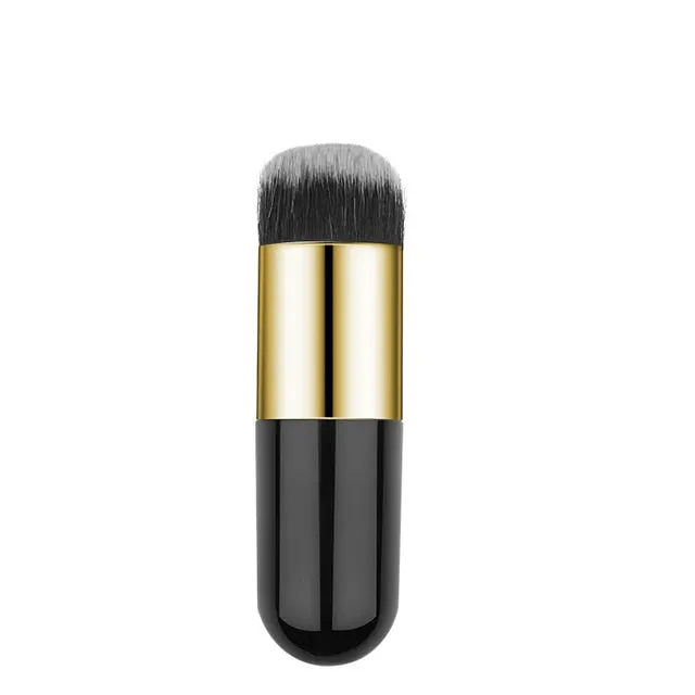 1pc Professional Chubby Pier Foundation Brush 5Color Makeup Brush Flat Cream Makeup Brushes Professional Cosmetic Make-up Brush