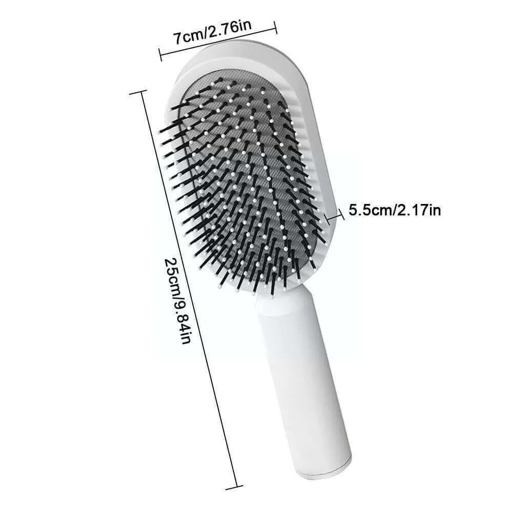 3D Self-Cleaning Hair Growth Comb for Women - Scalp Massager & Anti-Hair Loss Brush