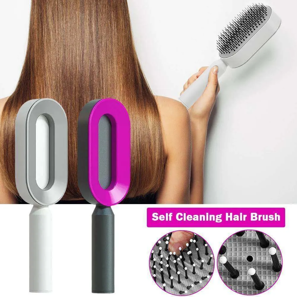 3D Self-Cleaning Hair Growth Comb for Women - Scalp Massager & Anti-Hair Loss Brush