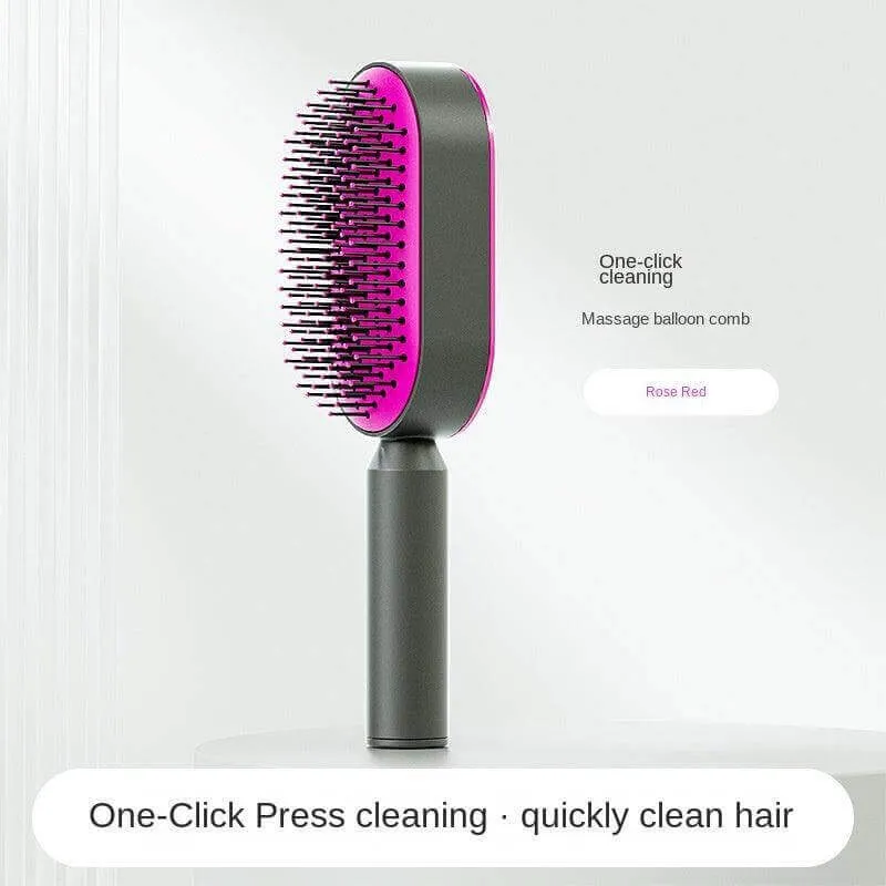 3D Self-Cleaning Hair Growth Comb for Women - Scalp Massager & Anti-Hair Loss Brush