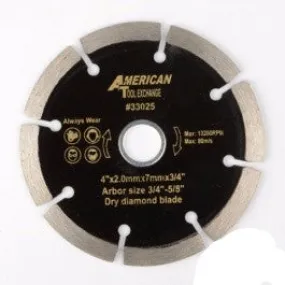 4" Diameter Wet or Dry Circular Diamond Tile Cutting Cut Saw Blade