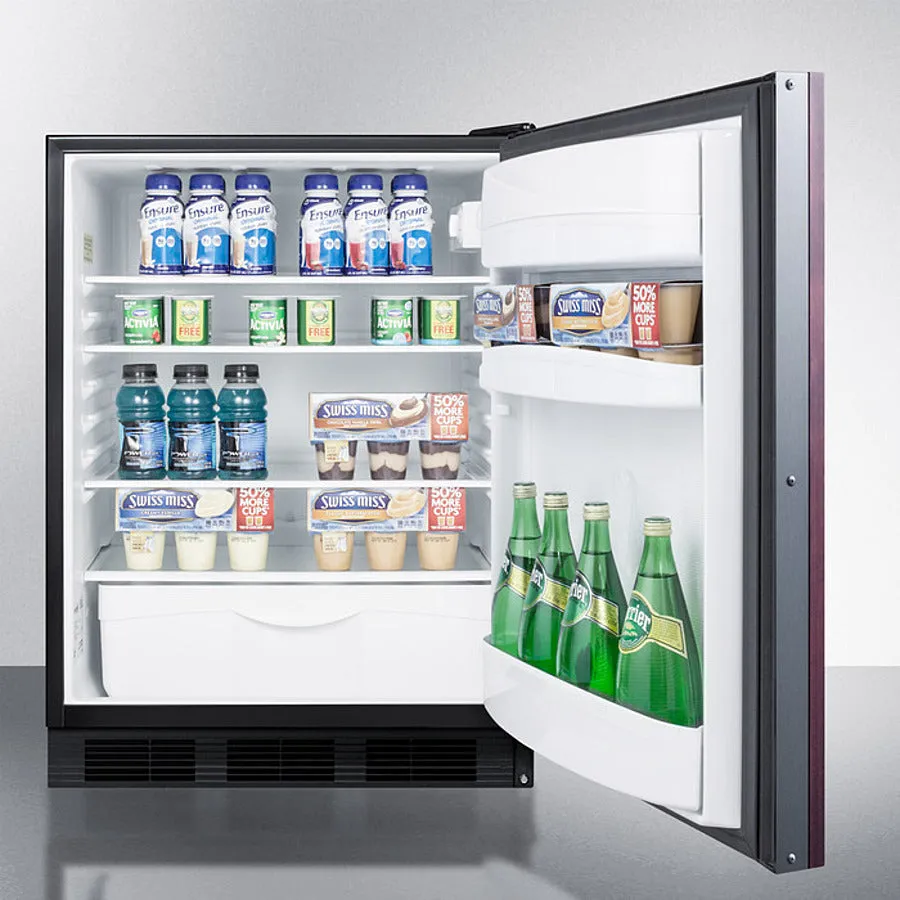 Accucold 24" Wide Built-In All-Refrigerator, ADA Compliant