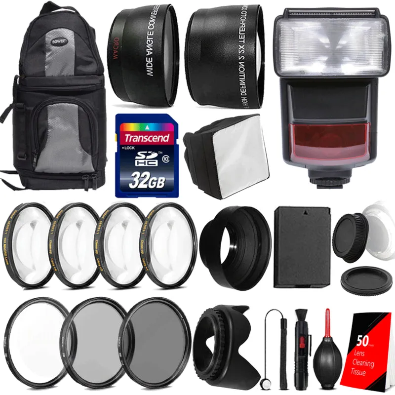 All Inclusive Accessory Bundle for Canon EOS 2000D 3000D 4000D T100 DSLR Camera