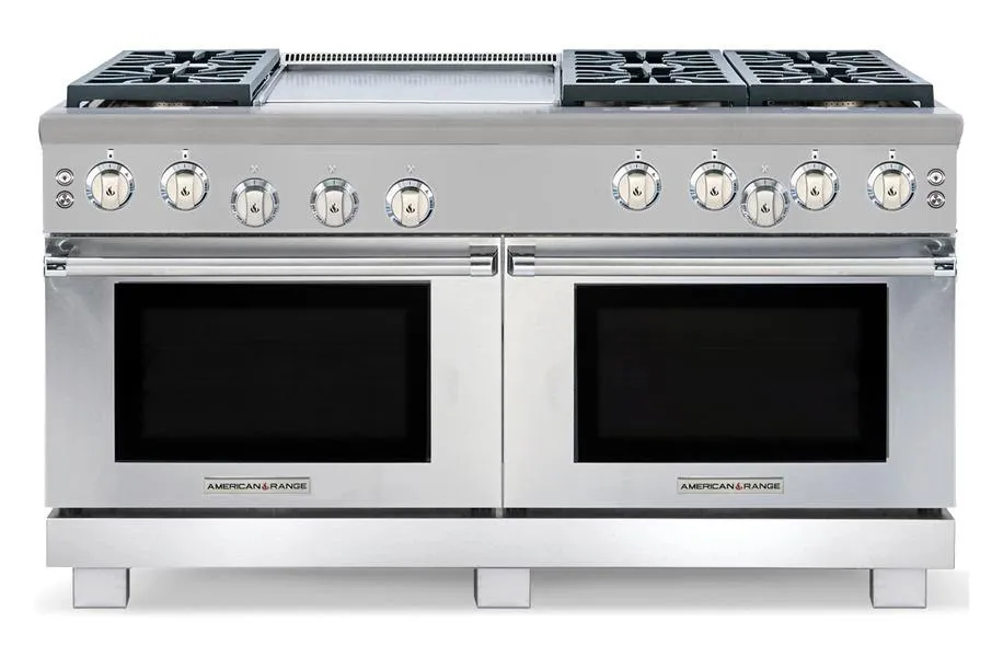 American Range GASSEALEDBURNERAMERICANA60 Americana 60 Inch Cuisine Range