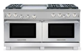 American Range GASSEALEDBURNERAMERICANA60 Americana 60 Inch Cuisine Range