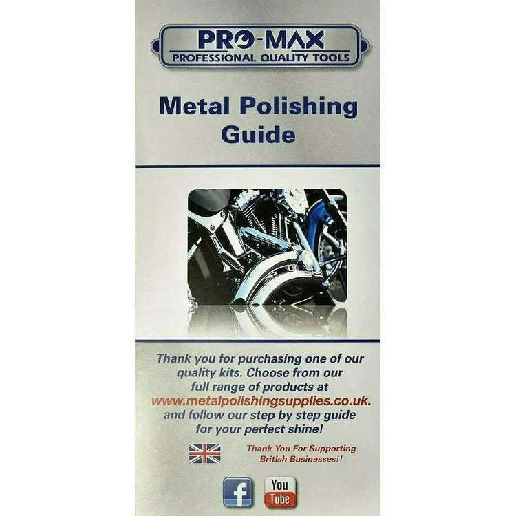 Angle Grinder Metal Polishing Buffing Kit Steel Stainless Steel 10pc - Pro-Max