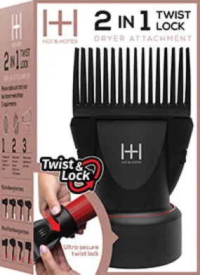 Annie Hot & Hotter Attachment Dryer 2in1 Twist Lock