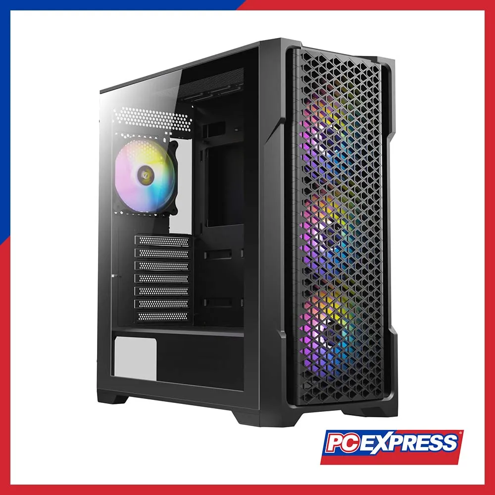 ANTEC AX90 Black ARGB Tempered Glass Mid Tower Gaming Chassis (WITH FREE GAMING ANTEC MOUSE PAD)