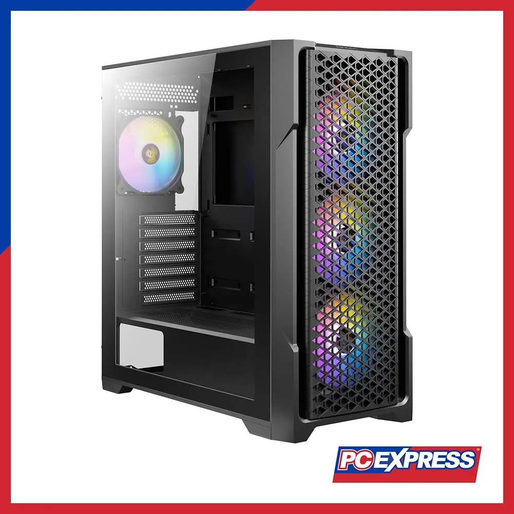 ANTEC AX90 Black ARGB Tempered Glass Mid Tower Gaming Chassis (WITH FREE GAMING ANTEC MOUSE PAD)