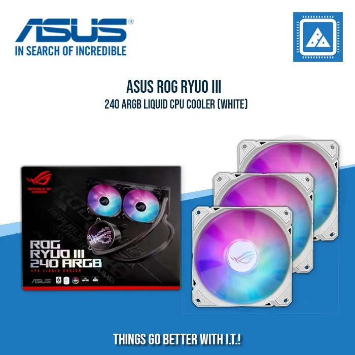 ASUS ROG RYUO III 240 ARGB LIQUID CPU COOLER (WHITE)