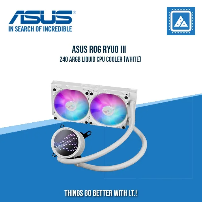 ASUS ROG RYUO III 240 ARGB LIQUID CPU COOLER (WHITE)