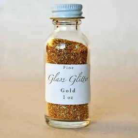 Authentic German Glass Glitter- Gold