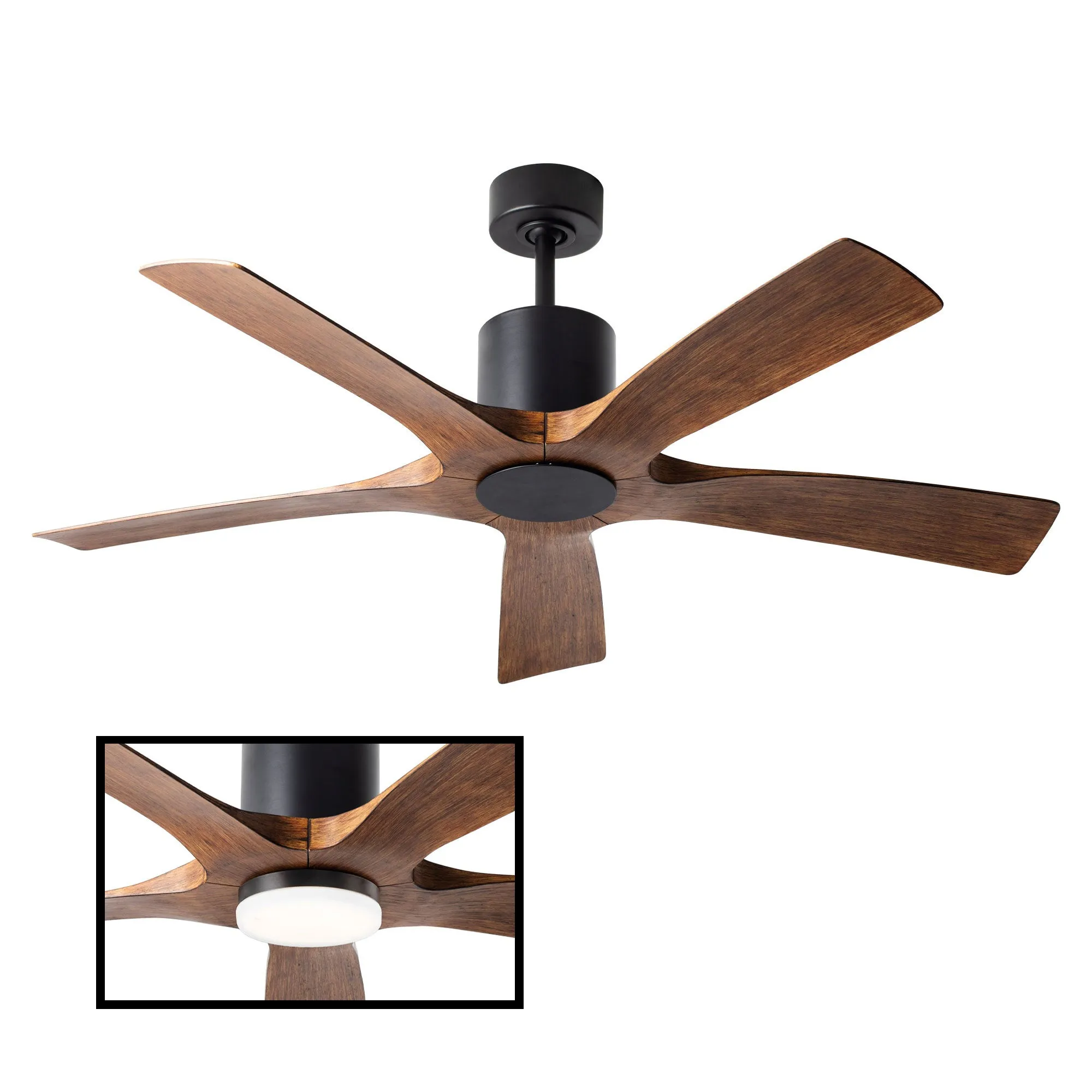 Aviator Indoor/Outdoor 5-Blade 54" Smart Ceiling Fan with Remote Control