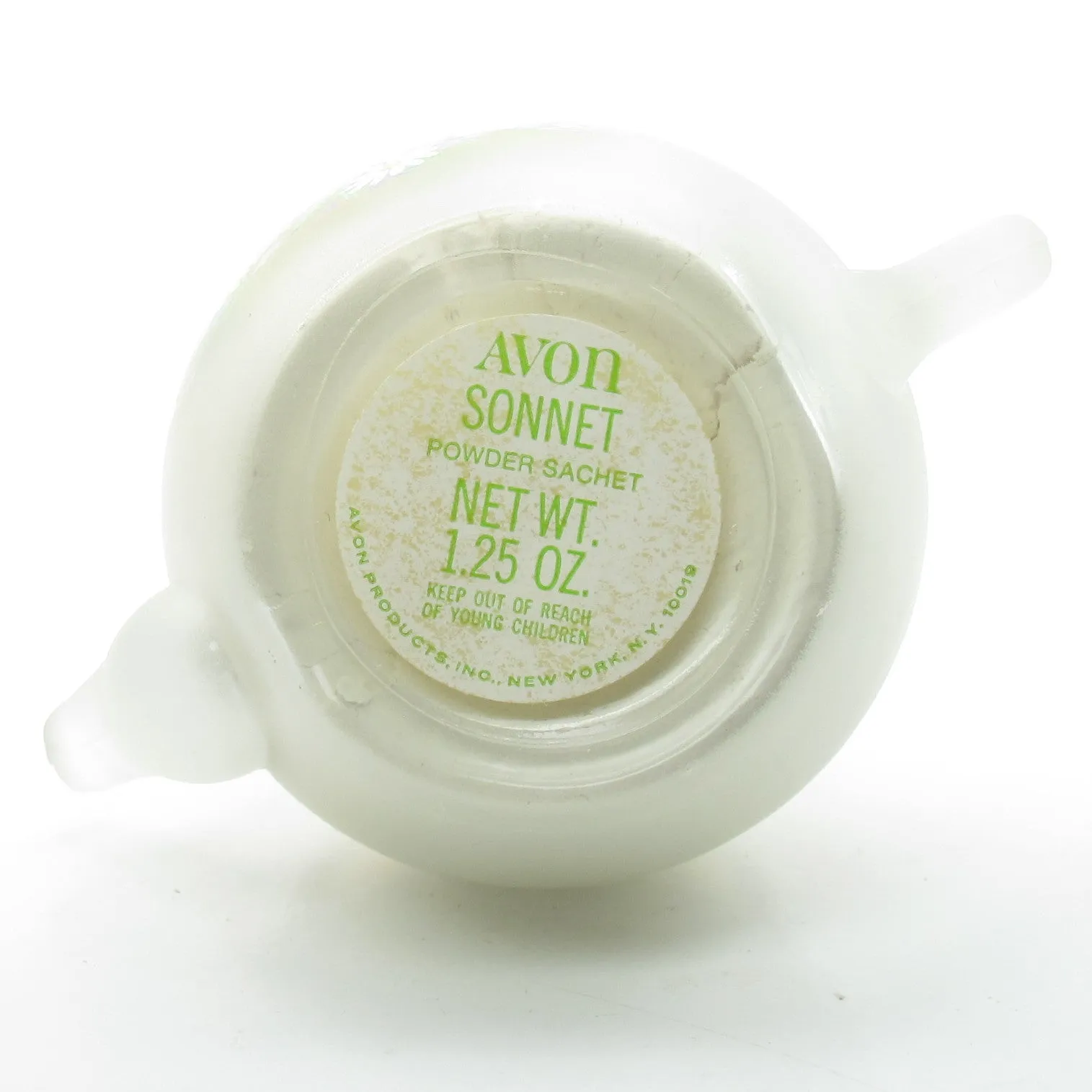 Avon Teatime Powder Sachet Teapot with Sonnet Fragrance