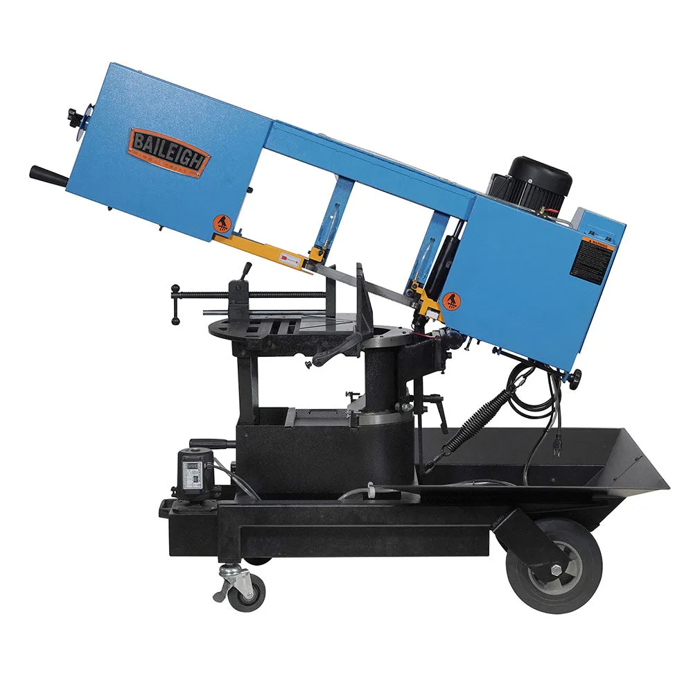 Baileigh BS-10VS 115V 10" Portable EVS Dual Mitering Bandsaw