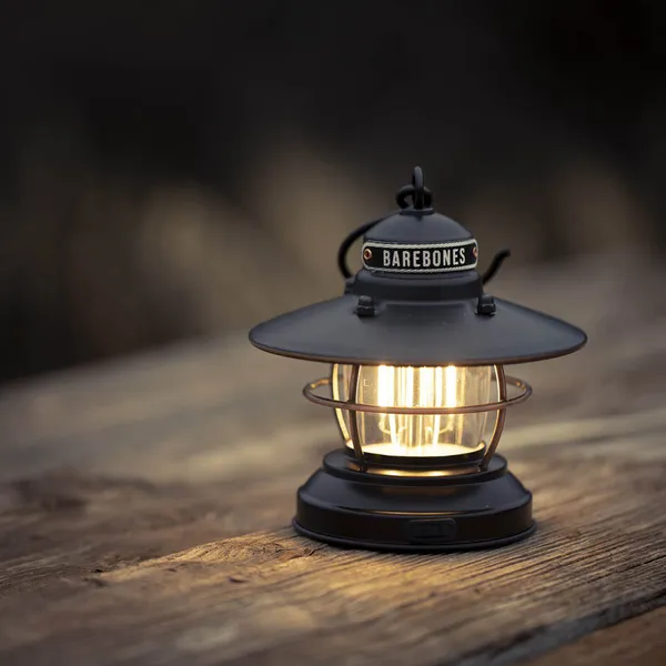 Barebones Edison Mini Lantern Bronze