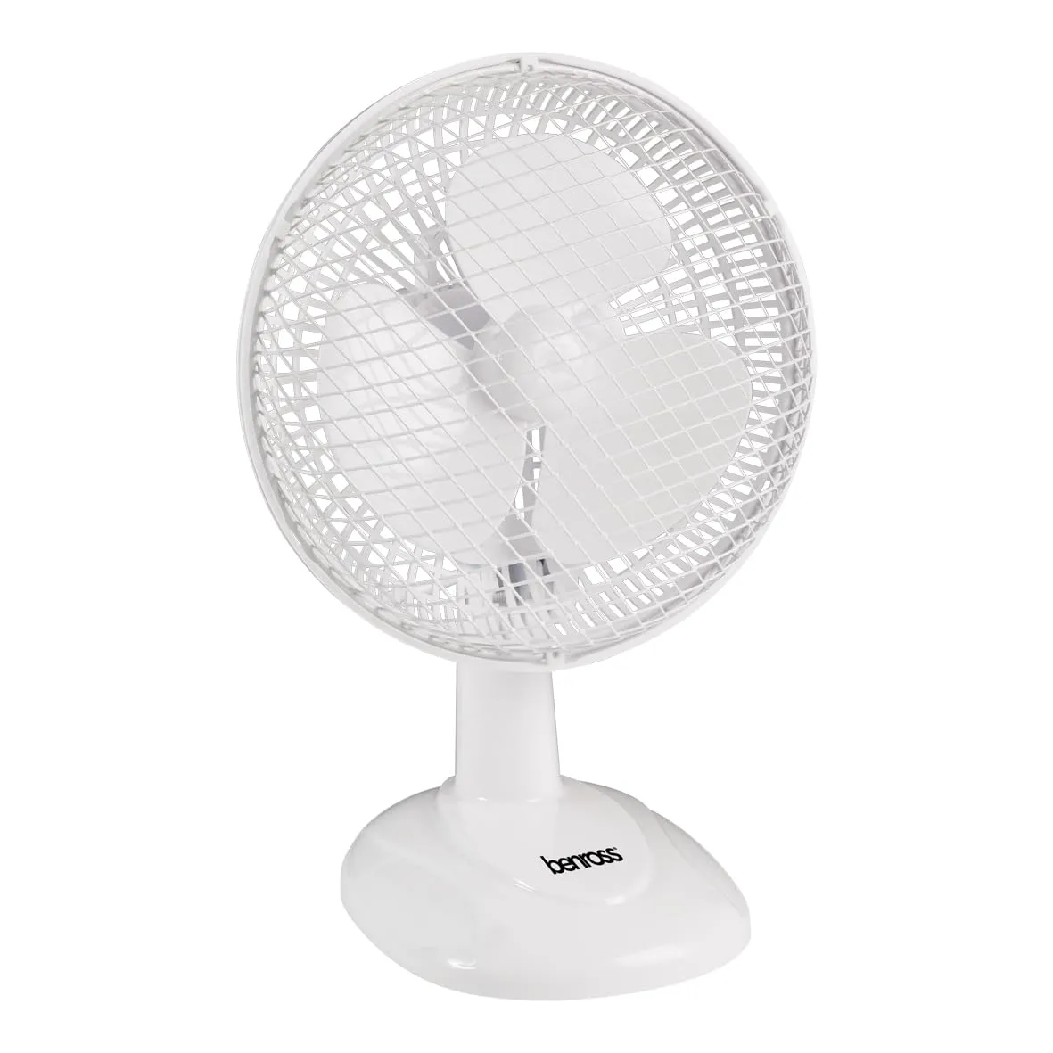 Benross 41240 2-In-1 Desk & Clip Fan 6 Inch, Clip To Any Surface, 20W, 2 Speeds