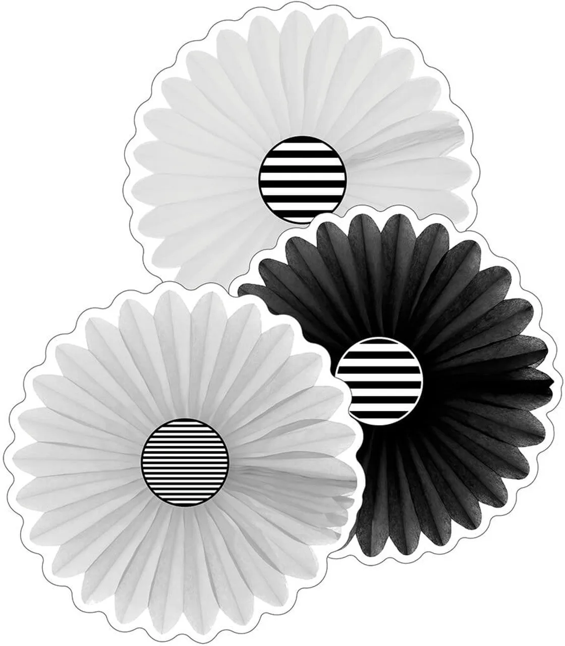 Black & White Fans Cutouts(DISC)