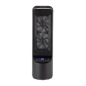 Black Decker Ceramic Tower Fan Heater 2KW  - Black