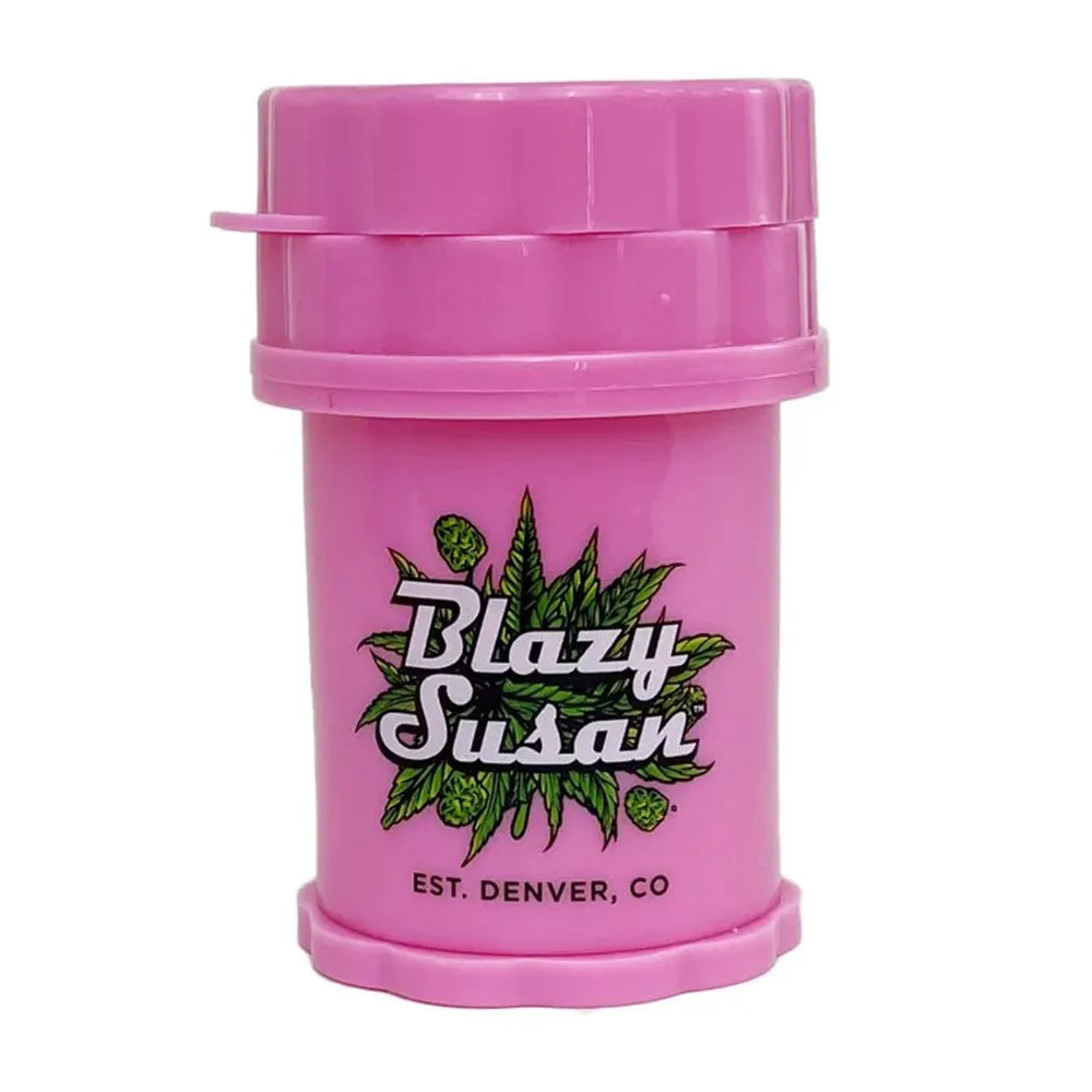 Blazy Susan 4-Piece Pink Herb Saver Grinder - Large