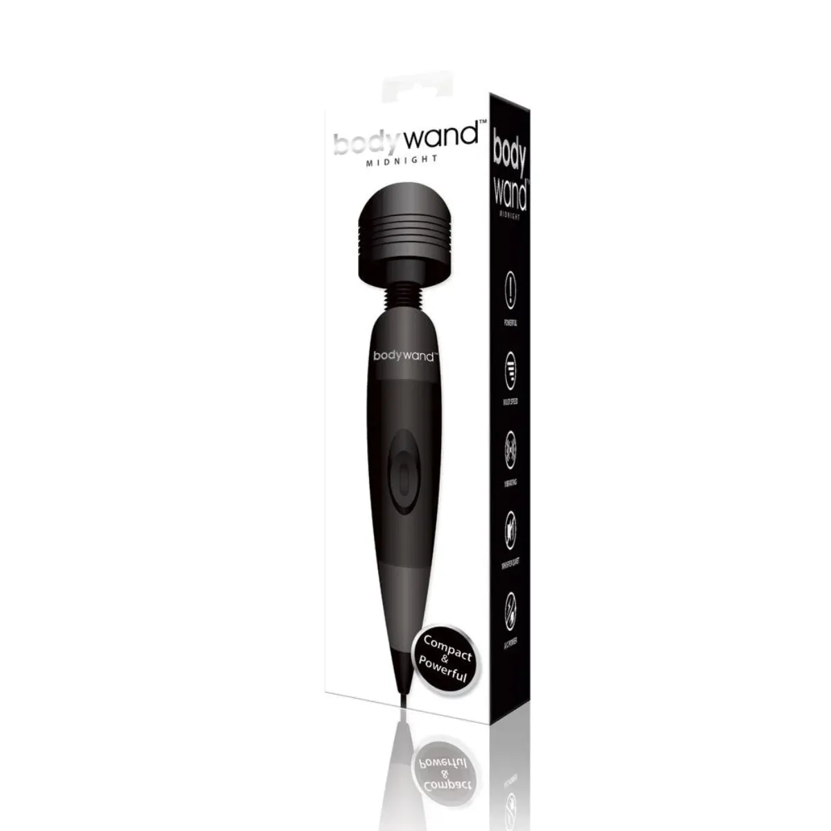 Bodywand Midnight Wand Massager Black