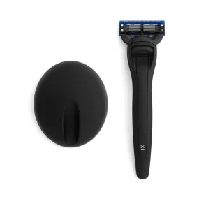 Bolin Webb X1 Matte Black Razor and Stand - Gillette Fusion 5