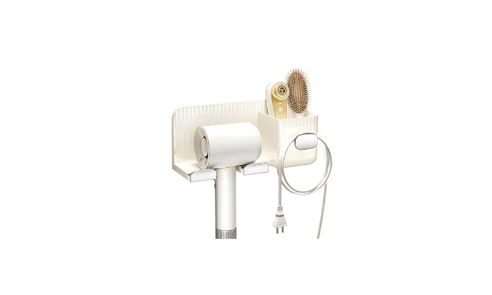 BoLuan No-Drill Wall-Mounted Hair Dryer Stand