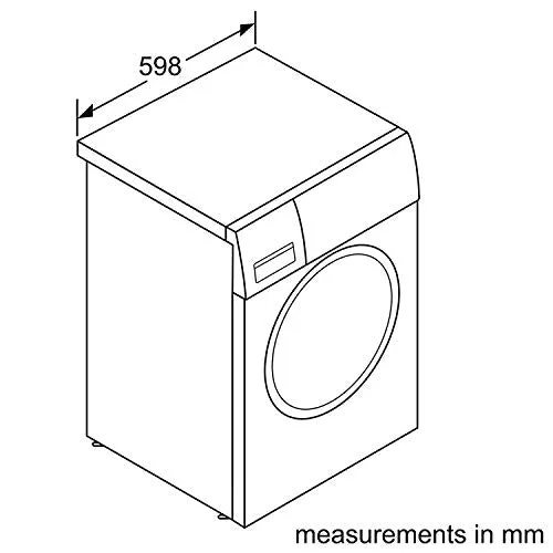 Bosch 8 Kg Fully Automatic Front Load Washing Machine (WAJ2846SIN, Silver)