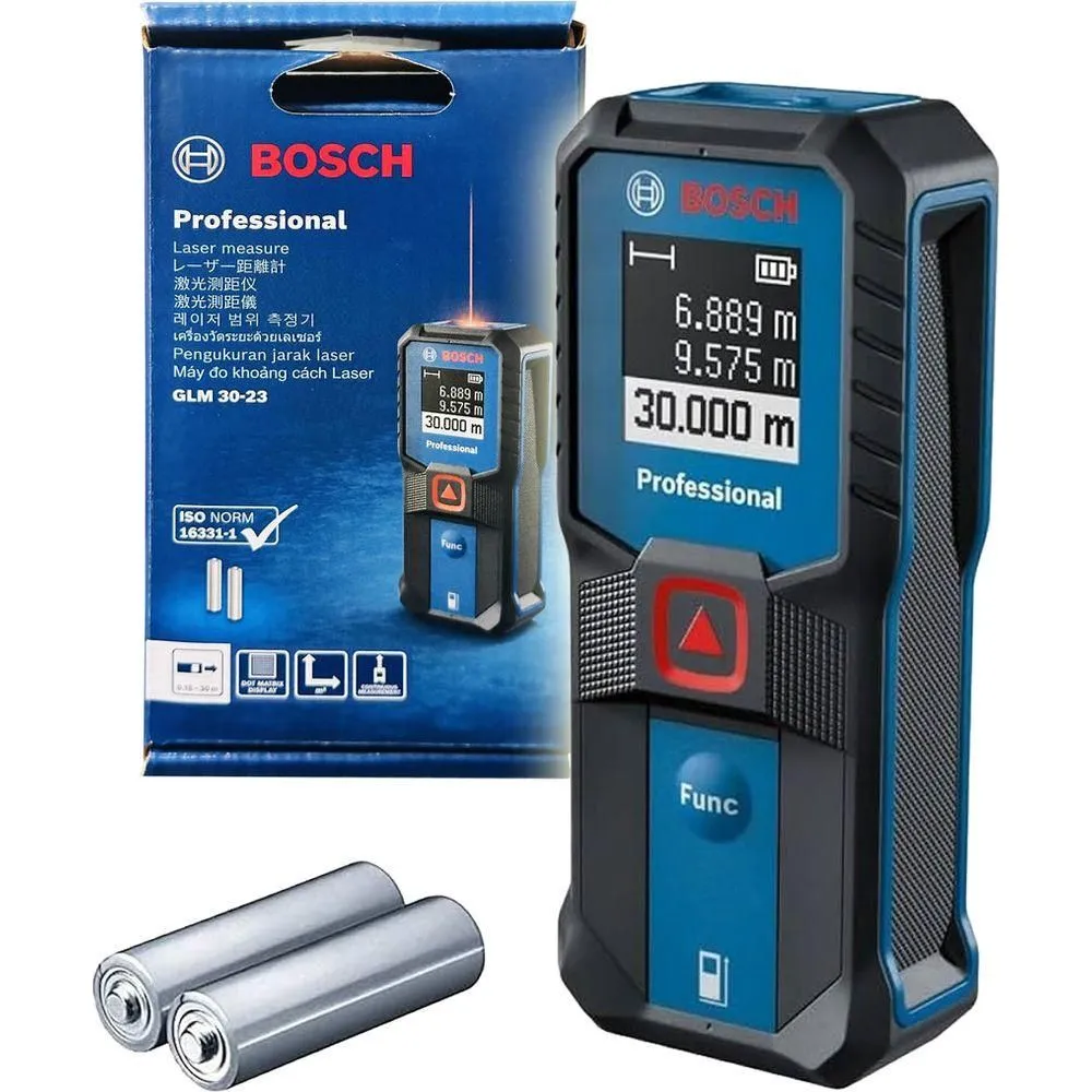 Bosch GLM 30-23 Laser Rangefinder / Distance Measurer (30 meters)