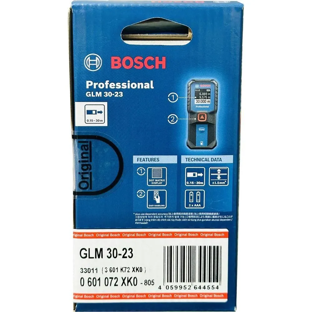 Bosch GLM 30-23 Laser Rangefinder / Distance Measurer (30 meters)