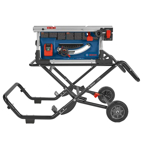 Bosch GTS15-10 10" Jobsite Table Saw with Gravity-Rise Wheeled Stand