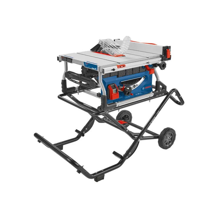 Bosch GTS15-10 10" Jobsite Table Saw with Gravity-Rise Wheeled Stand