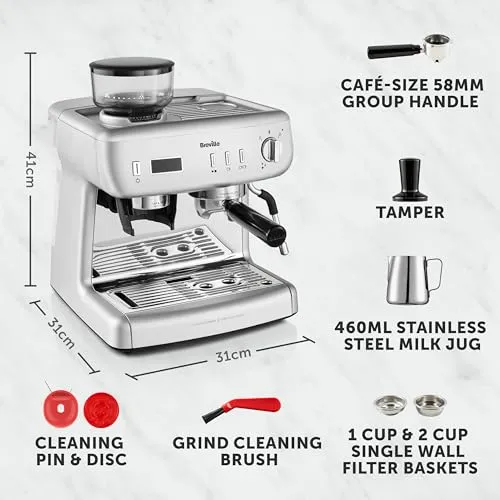 Breville Barista Max  Espresso, Latte and Cappuccino Coffee Machine [VCF153] (New)