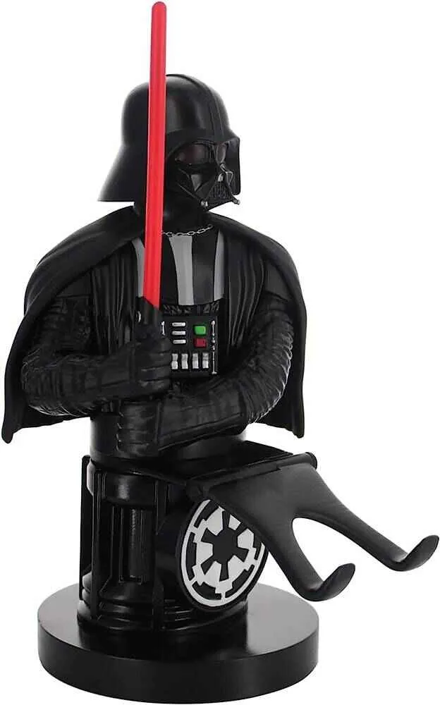 Cable Guys - Star Wars A New Hope Darth Vader 8 Inch PVC Figure Deluxe Mobile Phone and Controller Holder/Charger