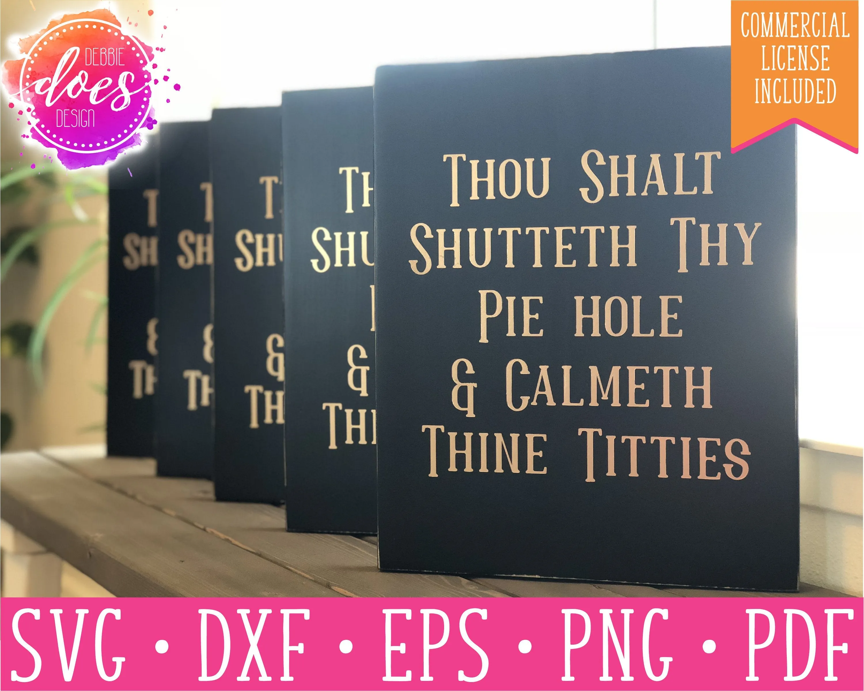 Calmeth Thine Titties - SVG File