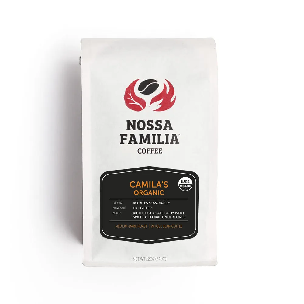 Camila's Organic by Nossa Familia Coffee