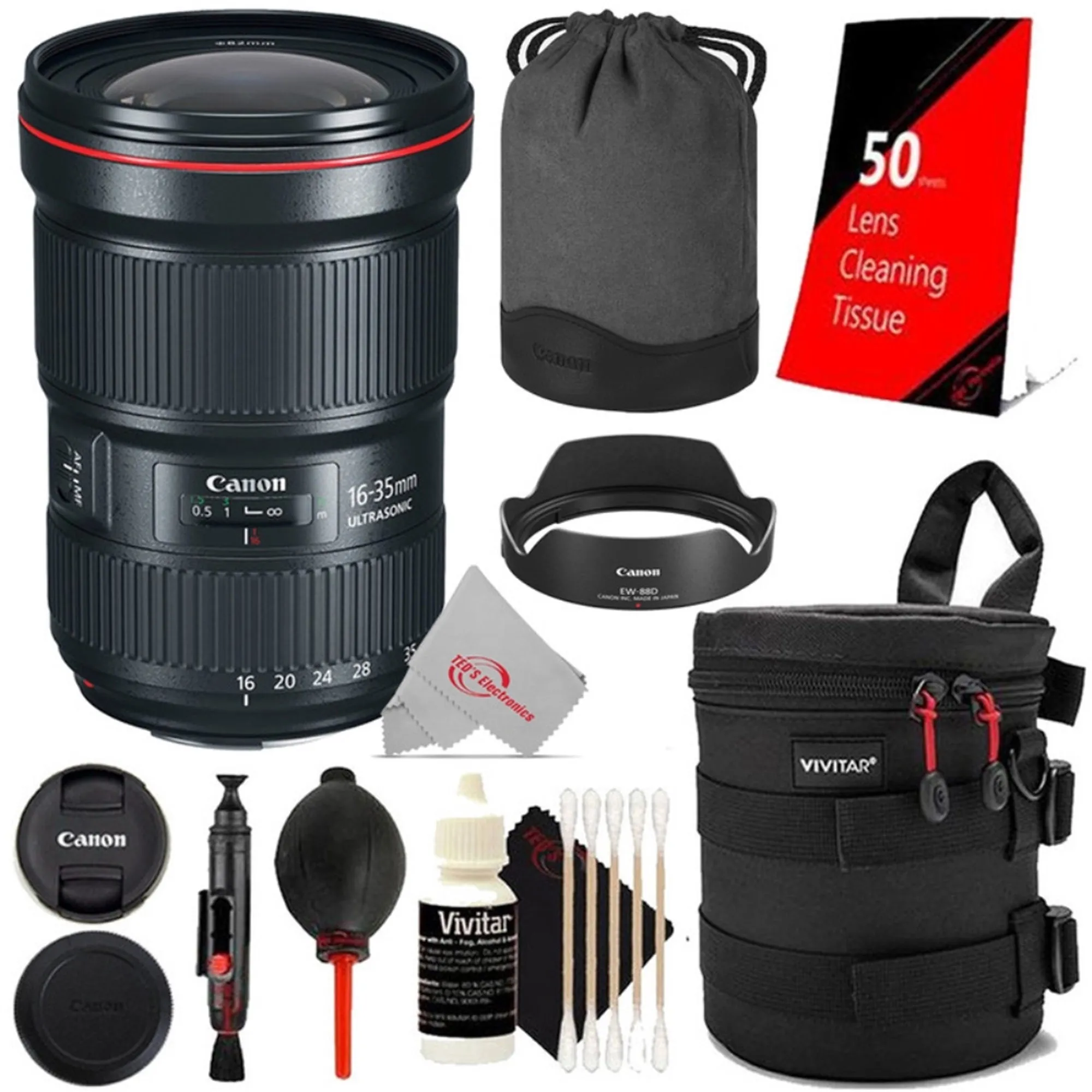 Canon EF 16-35mm f/2.8L III USM Full-Frame Lens for Canon EF Cameras   Essential Kit