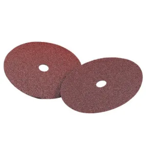 Carborundum Carbo White Fiber Disc, Aluminum Oxide, 7 in Dia., 120 Grit, 77696009810