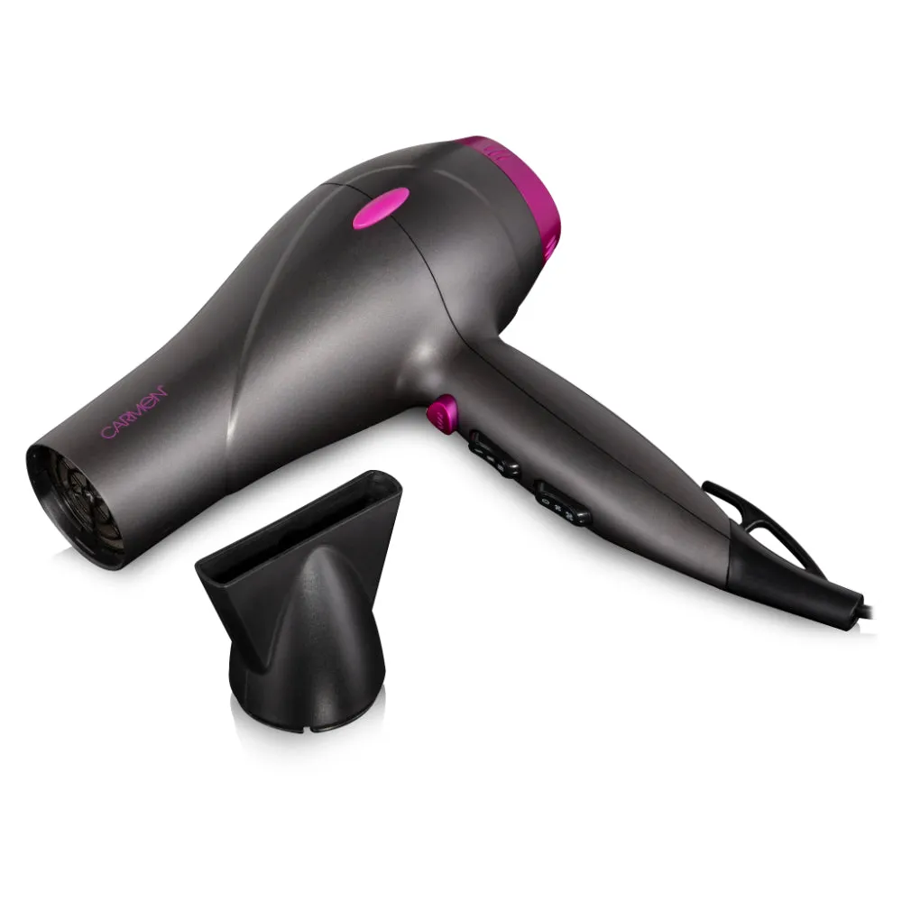 Carmen Neon Hair Dryer 2000w  - Graphite