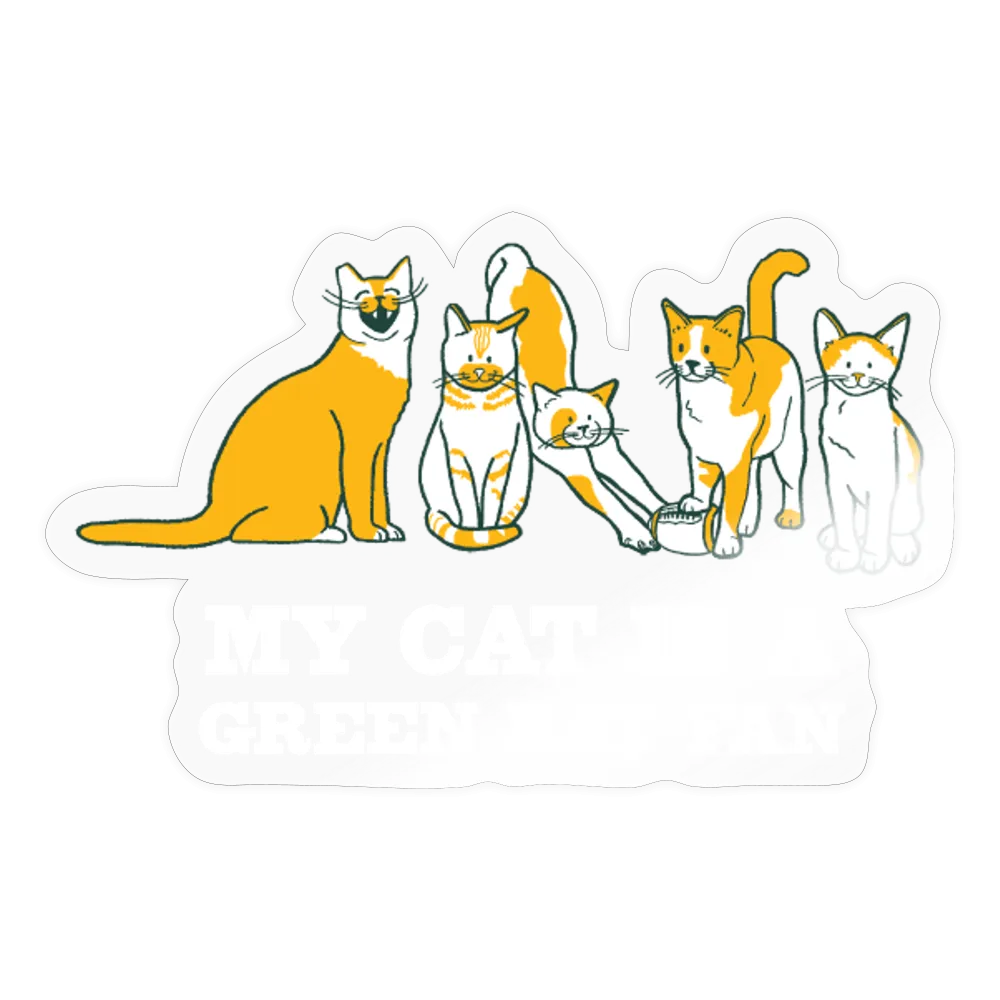 Cat is a GB Fan Sticker