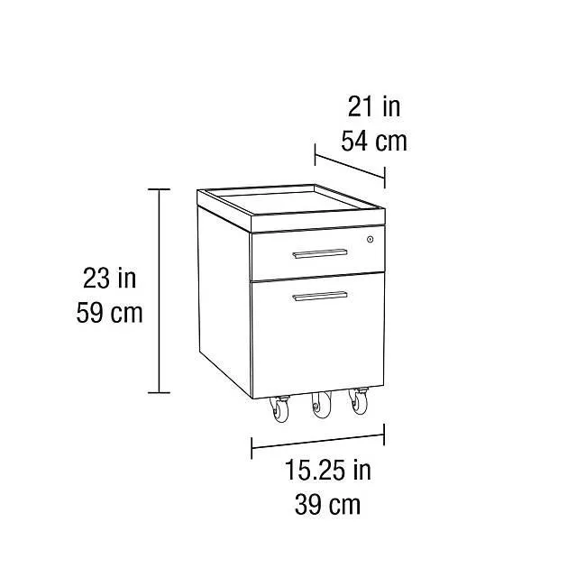 Centro Mobile File Pedestal 6407