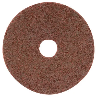 CGW Abrasives Surface Conditioning Disc, Hook & Loop w/ Arbor Hole, 4 1/2 in, 12000rpm, Maroon, 70030