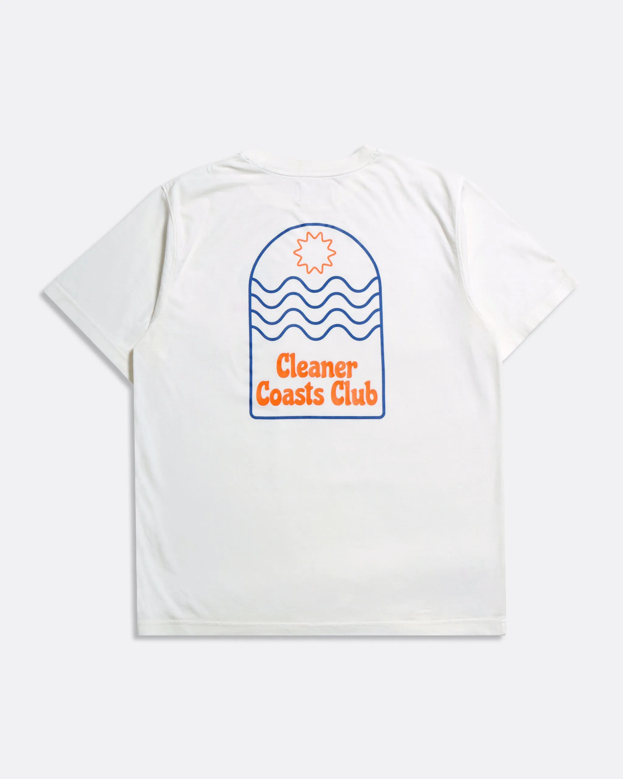 Cleaner Coasts Club T-shirt - White