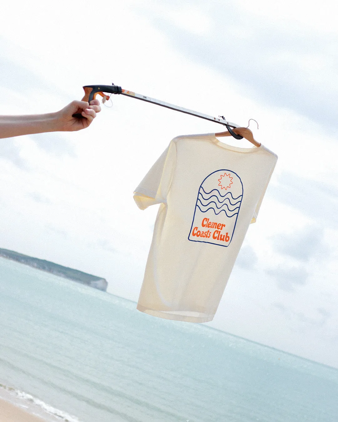 Cleaner Coasts Club T-shirt - White