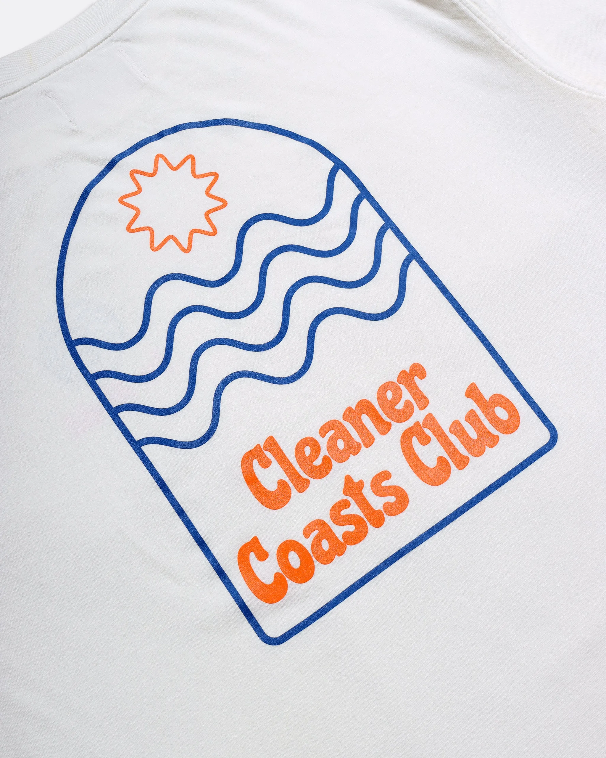 Cleaner Coasts Club T-shirt - White